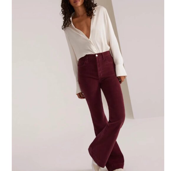 NWT Favorite Daughter Take Me Seriously Bodysuit Ivory Off White M/L - Picture 2 of 8